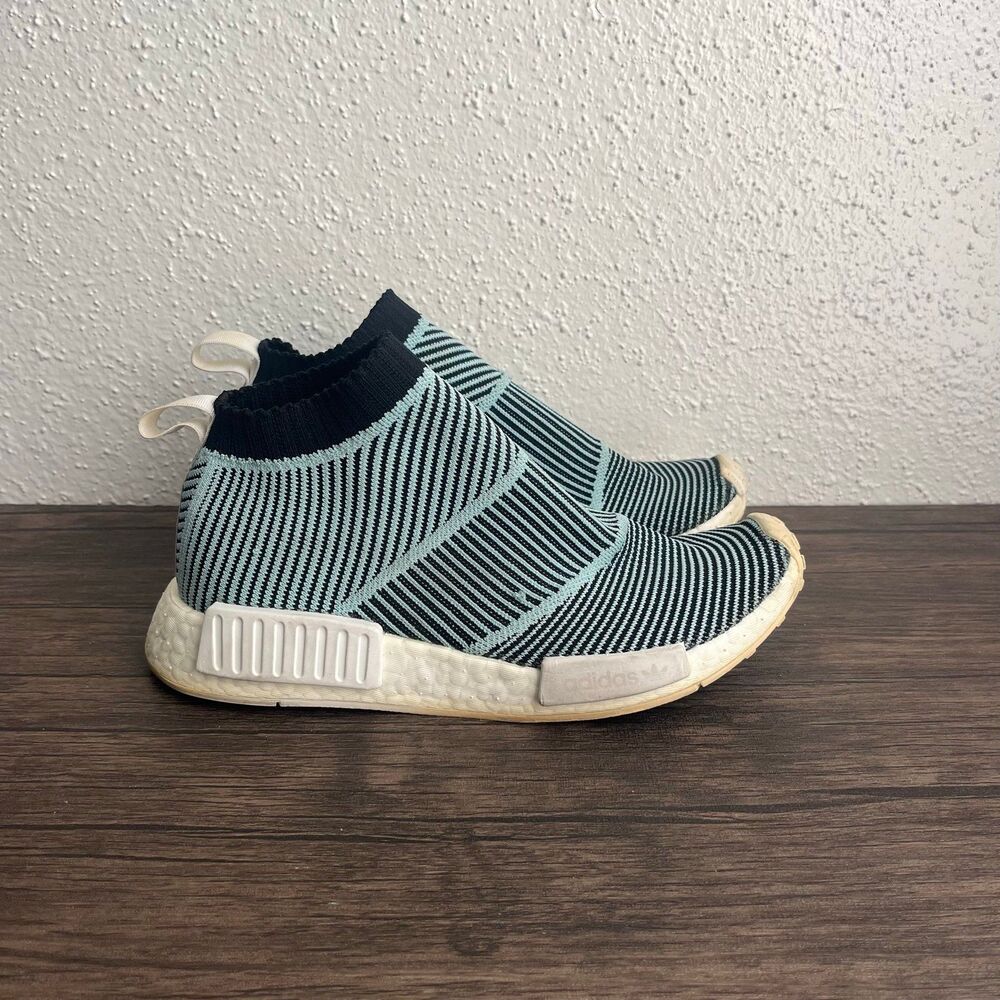 Adidas NMD‎ CS1 Parley Primeknit Blue Spirit Shoes AC8597 Mens Size 6 / Womens 7